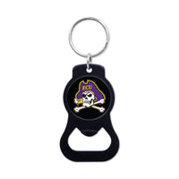East Carolina Pirates Black Bottle Opener Key Ring