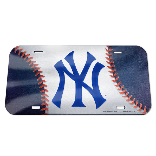 New York Yankees Specialty Acrylic License Plate