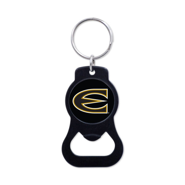 Emporia State Hornets Black Bottle Opener Key Ring