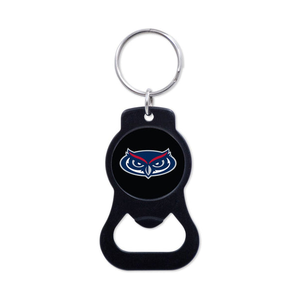 Florida Atlantic Owls Black Bottle Opener Key Ring