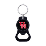 Houston Cougars Black Bottle Opener Key Ring