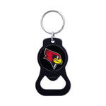Illinois State Redbirds Black Bottle Opener Key Ring