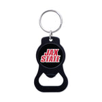 Jacksonville State Gamecocks Black Bottle Opener Key Ring