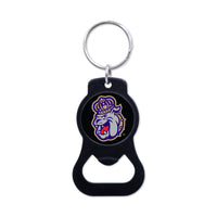 James Madison Dukes Black Bottle Opener Key Ring