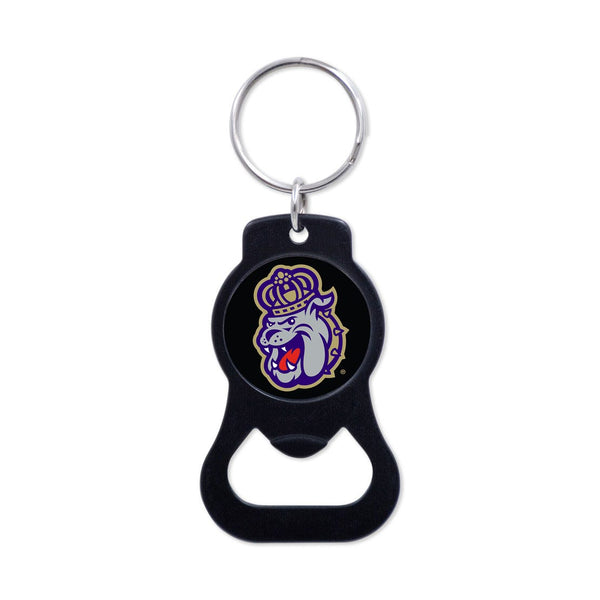 James Madison Dukes Black Bottle Opener Key Ring