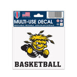 Wholesale-Wichita State Shockers Basketball Multi-Use Decal 3" x 4"