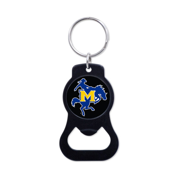 McNeese State Cowboys Black Bottle Opener Key Ring