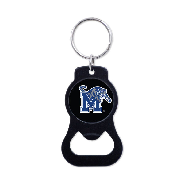 Memphis Tigers Black Bottle Opener Key Ring