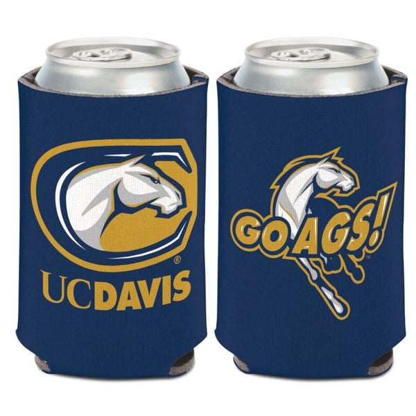 Wholesale-UC Davis Aggies SLOGAN Can Cooler 12 oz.