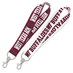 Wholesale-West Texas A&amp;M Buffaloes Lanyard Key Strap 1"