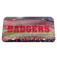 Wholesale-Wisconsin Badgers Specialty Acrylic License Plate