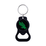 North Texas Mean Green Black Bottle Opener Key Ring