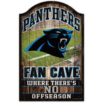 Carolina Panthers Wood Sign 11" x 17" 1/4" thick