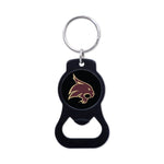 Texas State Bobcats Black Bottle Opener Key Ring