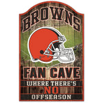 Cleveland Browns Wood Sign 11" x 17" 1/4" thick