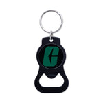 Charlotte Forty-Niners Black Bottle Opener Key Ring