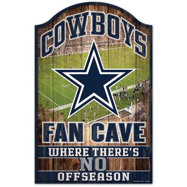 Dallas Cowboys Wood Sign 11" x 17" 1/4" thick