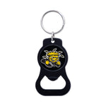 Wichita State Shockers Black Bottle Opener Key Ring