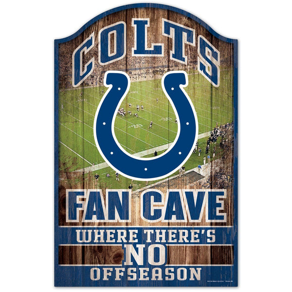 Indianapolis Colts Wood Sign 11" x 17" 1/4" thick