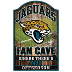 Jacksonville Jaguars Wood Sign 11" x 17" 1/4" thick