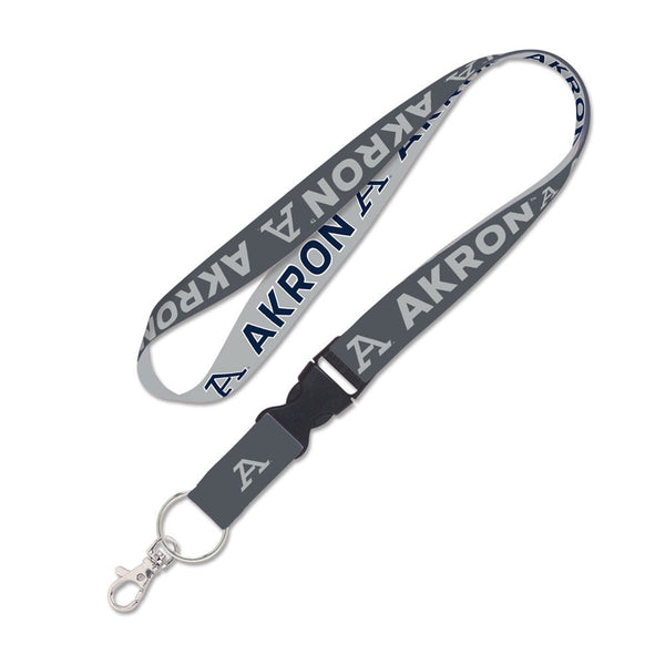 Akron Zips CHARCOAL Lanyard w/detachable buckle 1"