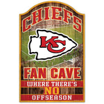 Kansas City Chiefs Wood Sign 11" x 17" 1/4" thick