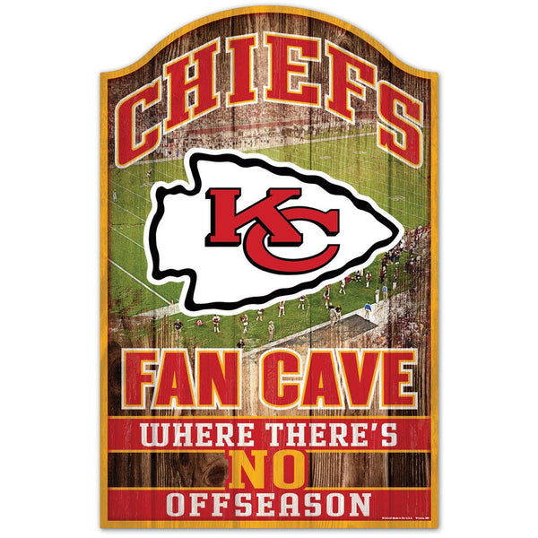 Kansas City Chiefs Wood Sign 11" x 17" 1/4" thick