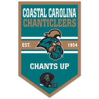 Coastal Carolina Chanticleers Wood Sign 11" x 17" 1/4" thick