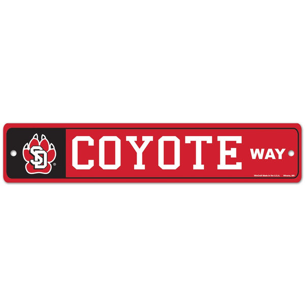 South Dakota Coyotes Street / Zone Sign 3.75" x 19"