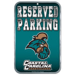 Coastal Carolina Chanticleers Plastic Sign 11" x 17"