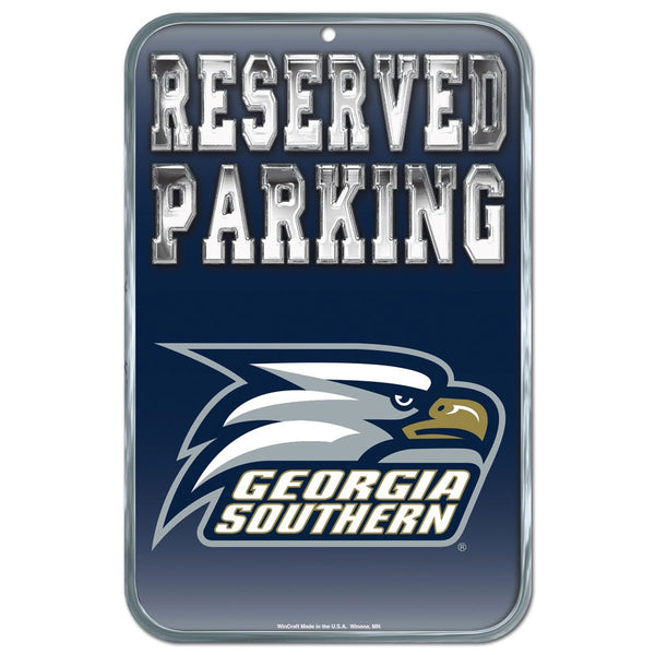 Georgia Southern Eagles Plastic Sign 11" x 17"