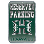 Hawaii Warriors Plastic Sign 11" x 17"