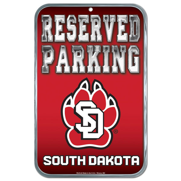 South Dakota Coyotes Plastic Sign 11" x 17"