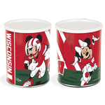 Wholesale-Wisconsin Badgers / Disney MICKEY MOUSE FOOTBALL Gift Tin 1 Gallon