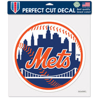 New York Mets Perfect Cut Color Decal 12" x 12"