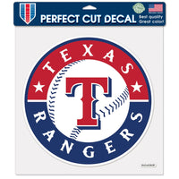 Texas Rangers Perfect Cut Color Decal 12" x 12"