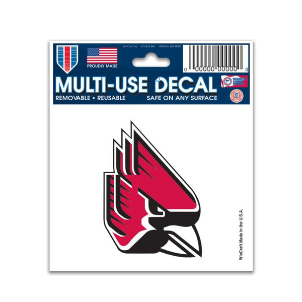 Wholesale-Ball State Cardinals Multi-Use Decal 3" x 4"