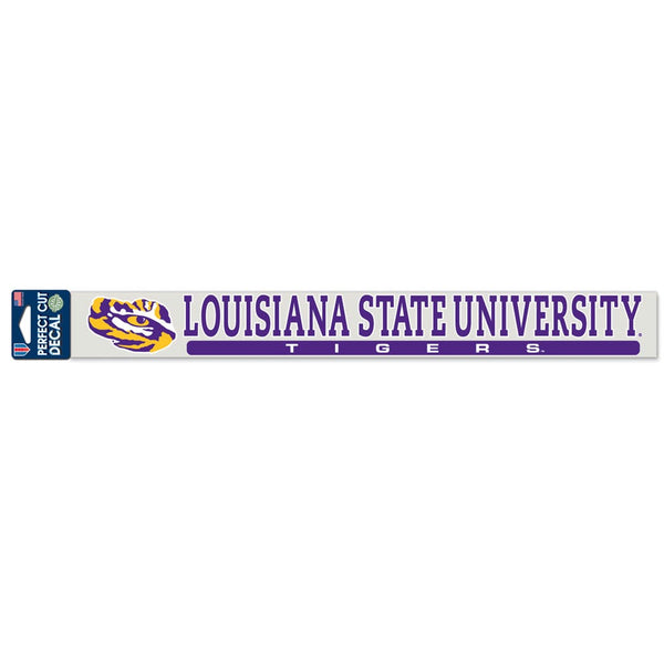 LSU Tigers Perfect Cut Decals 2" x 17"