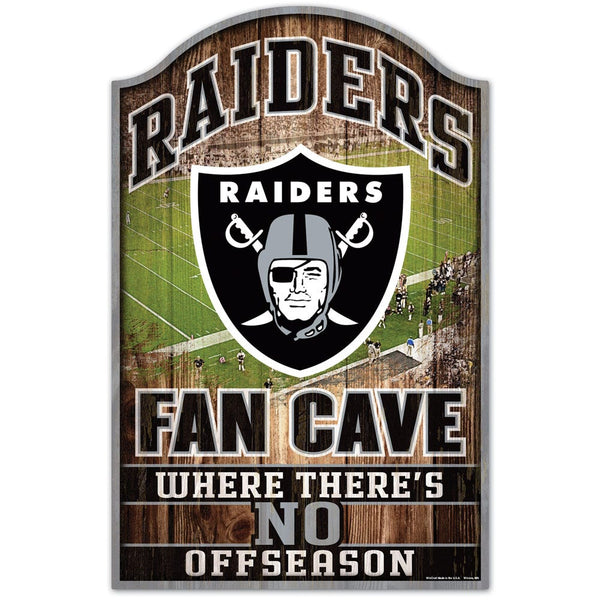 Las Vegas Raiders Wood Sign 11" x 17" 1/4" thick