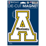 Appalachian State Mountaineers Die Cut Logo Magnet 6.25" x 9"