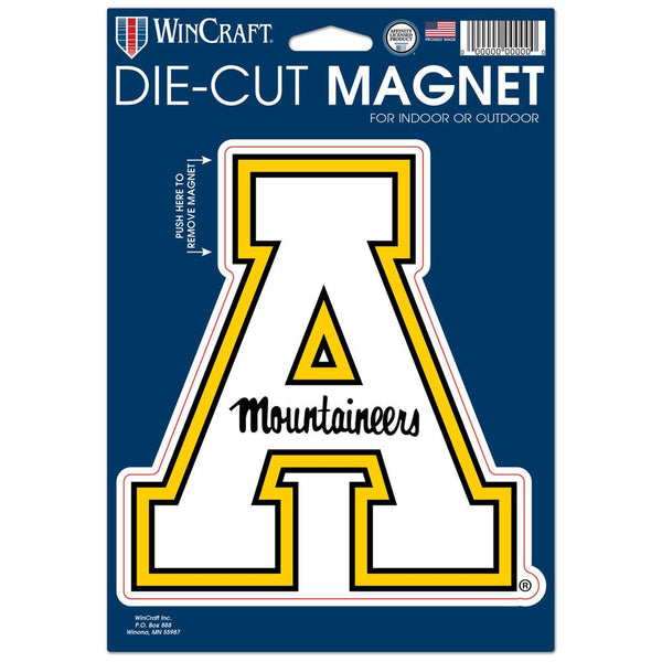 Appalachian State Mountaineers Die Cut Logo Magnet 6.25" x 9"