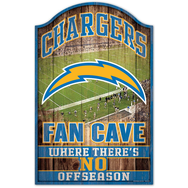 Los Angeles Chargers Wood Sign 11" x 17" 1/4" thick