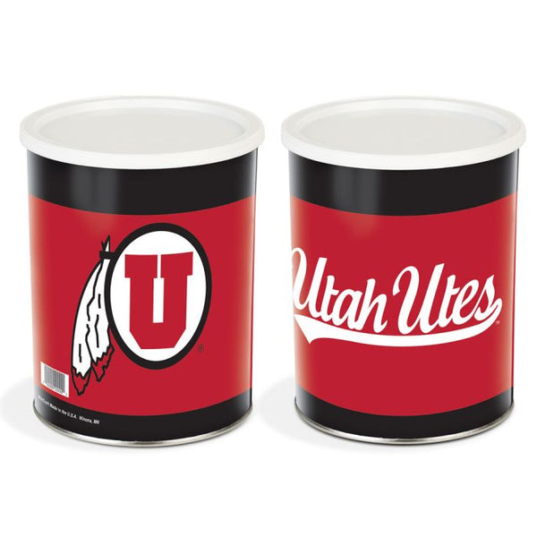 Wholesale-Utah Utes Gift Tin 1 Gallon