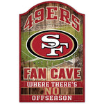 San Francisco 49ers Wood Sign 11" x 17" 1/4" thick