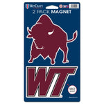 Wholesale-West Texas A&amp;M Buffaloes 2 Pack Magnets 5" x 9"