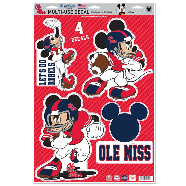 Ole Miss Rebels / Disney Multi-Use Decal 11" x 17"