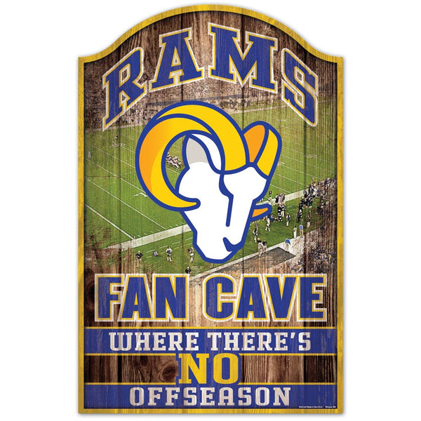 Los Angeles Rams Wood Sign 11" x 17" 1/4" thick
