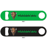 Marshall Thundering Herd Metal Bottle Opener 2 Sided