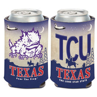 Wholesale-TCU Horned Frogs LICENSE PLATE Can Cooler 12 oz.