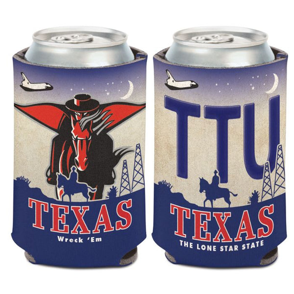 Wholesale-Texas Tech Red Raiders LICENSE PLATE Can Cooler 12 oz.